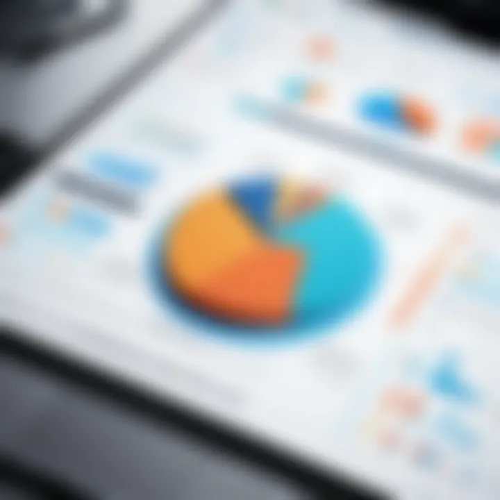 Graph illustrating analysis of marketing assets