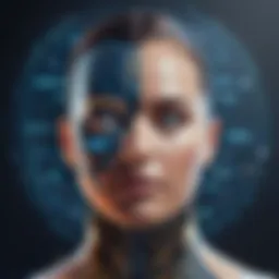 Visual representation of AI algorithms in audience targeting