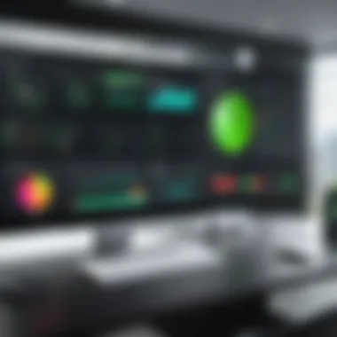 User Interface Features of IPVanish IPVanish dashboard showcasing user interface features