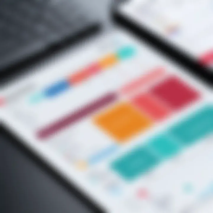 Visual breakdown of a balance sheet components