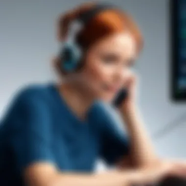 Customer Support Interactions Illustration of customer support interactions for Cherwell users
