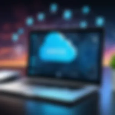 Understanding Multi-Factor Authentication in the Cloud An illustration showcasing the concept of multi-factor authentication in a cloud environment