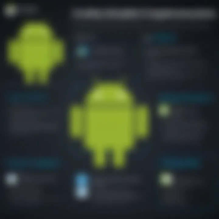 Chart comparing various Android Virtual Machine implementations