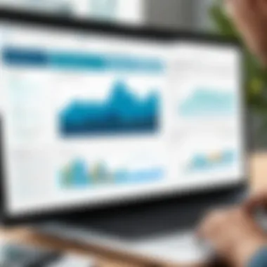 Data Visualization Driving Strategic Decisions Illustration of data visualization enhancing decision-making processes