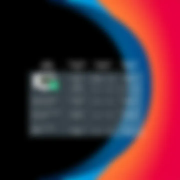 A comparison chart of audio editing apps for iPhone
