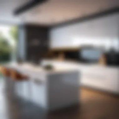 Detailed kitchen visualization with 3D software