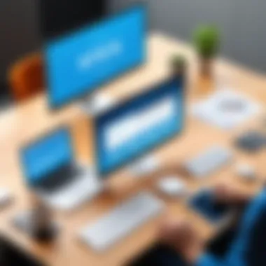 Collaboration Tools for Small Businesses Small business team collaborating with software tools