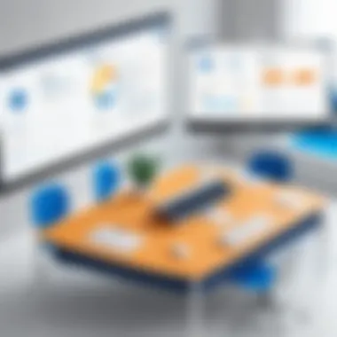 Collaborative Features of Prezi Creative workspace displaying collaborative features of Prezi for teams