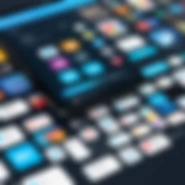 Key Features of Online Catalogue Apps A visual representation of key features of catalogue apps