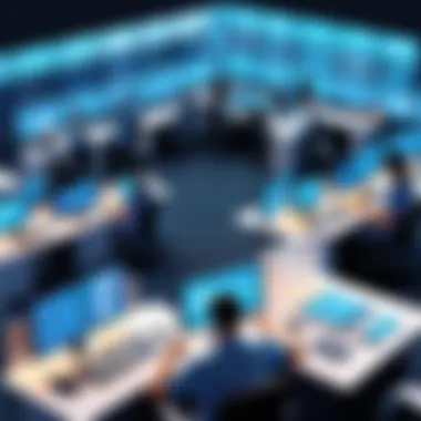 Dynamic Call Center Activities Dynamic call center operations illustrating diverse activities