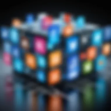 Leveraging Social Media for Events Social media icons representing diverse platforms for event promotion.
