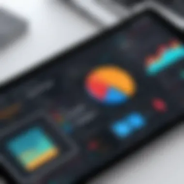 Leveraging Data for Informed Decisions Data analytics dashboard showcasing improved decision-making