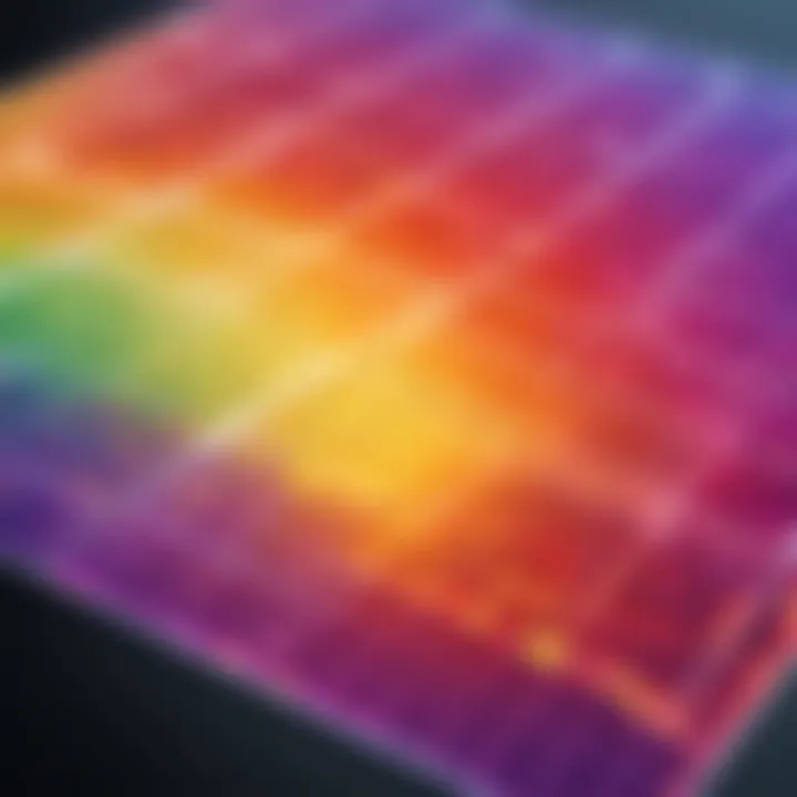 Heatmap illustrating data density and distributions