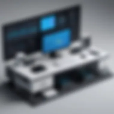 Essential Technical Setup for Low-Code Platforms Diagram showing essential technical setup for low-code platforms