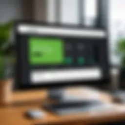 A computer screen displaying the GoDaddy website interface