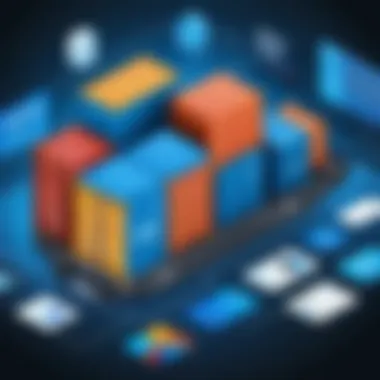 Key Features of Container Tracking Solutions Chart showcasing features of container tracking software
