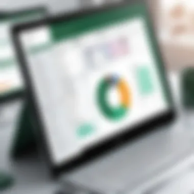 Excel User Interface Overview Overview of Excel's user interface with key features marked