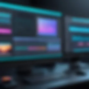 Showcasing diverse video editing software interfaces