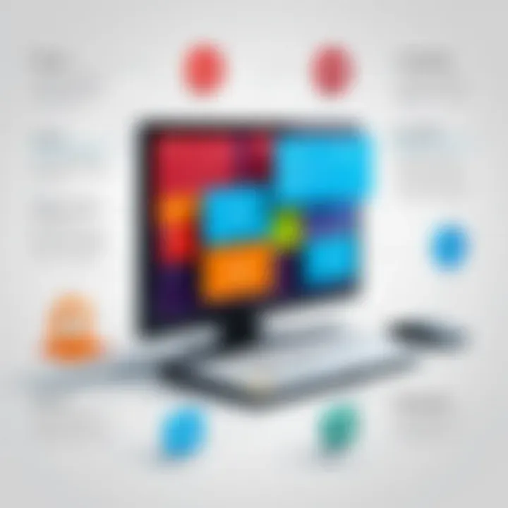 Chart depicting various types of intranet email solutions