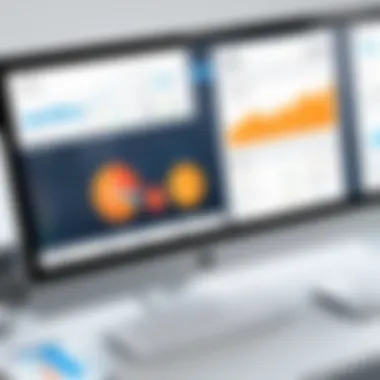 Budgeting Software Dashboard Overview Visualization of budgeting software dashboard