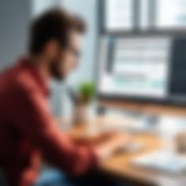 Guide to Selecting Budgeting Software Infographic on selecting the right budgeting software
