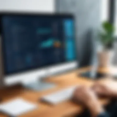 Innovative User Interface of Project Management Software User interface of an advanced project management tool