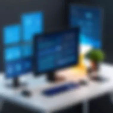 Diagram showcasing types of remote desktop solutions