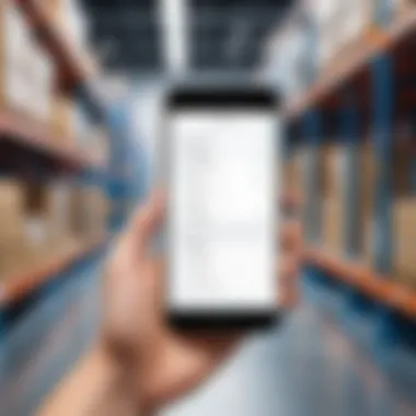 Mobile access to inventory management tools