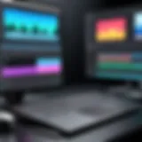 Comparison of video editing software interfaces