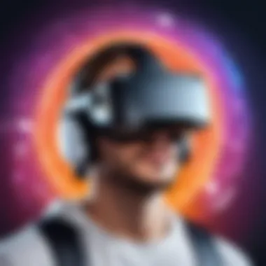 Future Trends in VR Software An artistic representation of future trends in VR software, symbolizing innovation and evolving user experiences.