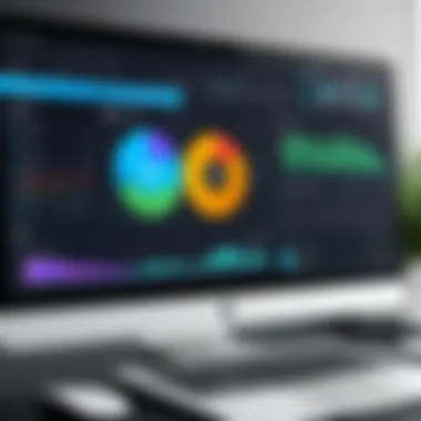 Live Chat Analytics Overview A dashboard showcasing live chat analytics