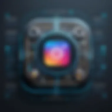 Visual representation of automation features in Instagram applications, emphasizing efficiency.