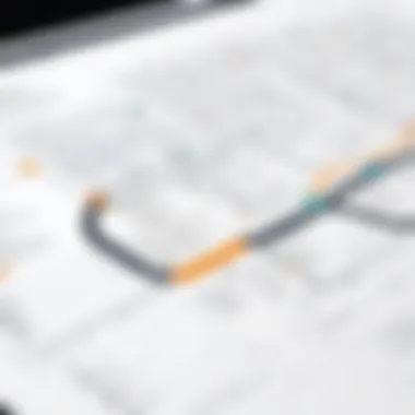 Sample Roadmap in Lucidchart Lucidchart interface showcasing a sample roadmap
