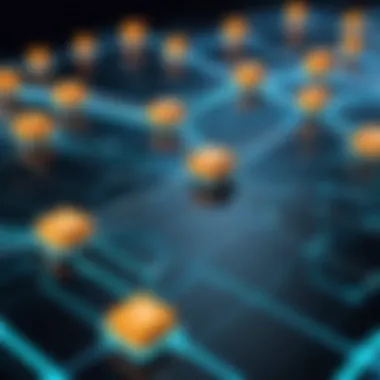 Seamless Supply Chain Network Illustration of a seamless supply chain network