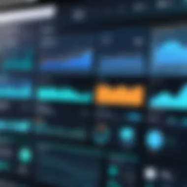 Analytics Dashboard Overview Dashboard showcasing analytics from a webinar marketing platform