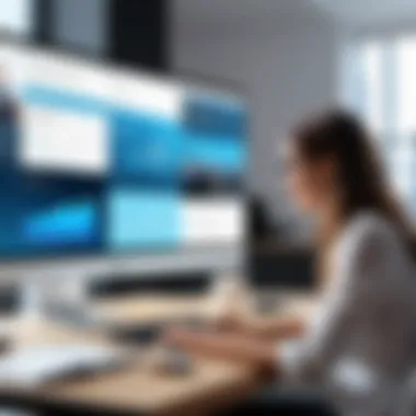 Engagement in Webinar Sessions Diverse individuals engaging in a webinar session