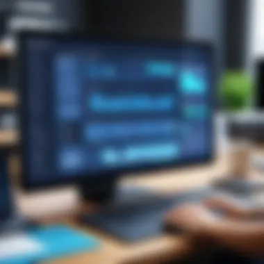 Advanced Inventory Management Software Interface A visualization of advanced inventory management software interface tailored for schools.