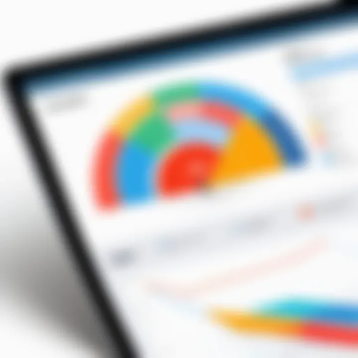 Graph detailing performance measurement metrics