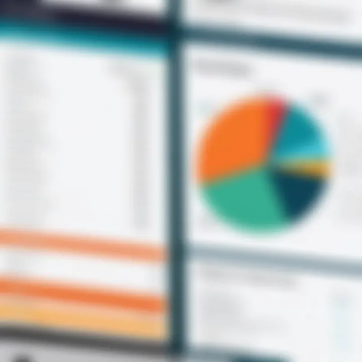 Comparison chart of tax software pricing