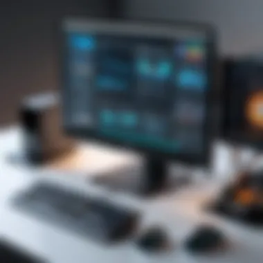Optimal Workstation for Creative Endeavors High-performance PC setup for graphic design