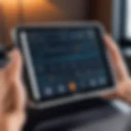 User interface of the TimeTrex App showcasing dashboard features