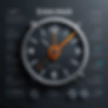Time Clock Software Comparison Infographic comparing different time clock software features