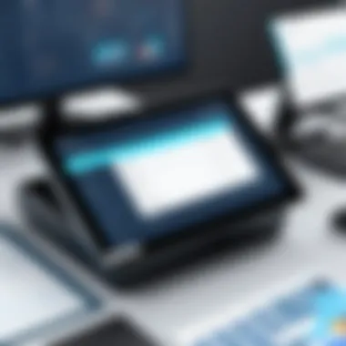 Integration of POS with Accounting Software Diagram showing integration methods of POS systems with accounting software