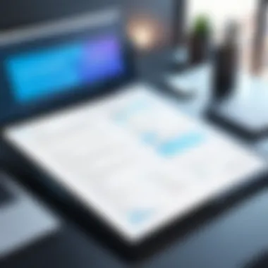 RFP Proposal Software Interface An overview of RFP proposal software interface showcasing key features