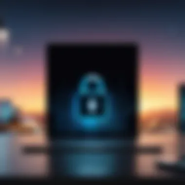 Importance of Security in Video Calling Software A secure digital lock symbolizing software security measures