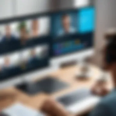 Overview of Video Calling Software Options An interface showcasing various video calling software options