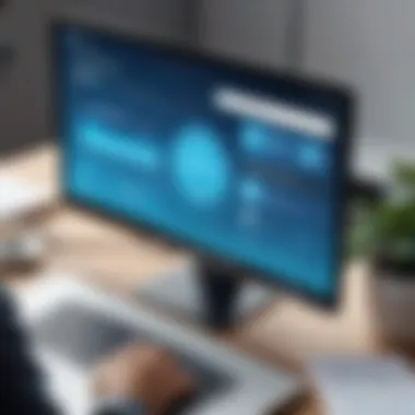 The Future of Referral Tracking Technology A futuristic representation of advanced referral tracking technology